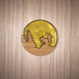 Scottish Wilderness Resin Coasters, Set of 4.