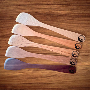 Hardwood Mixing Spatulas