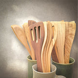 Hardwood Mixing Spatulas