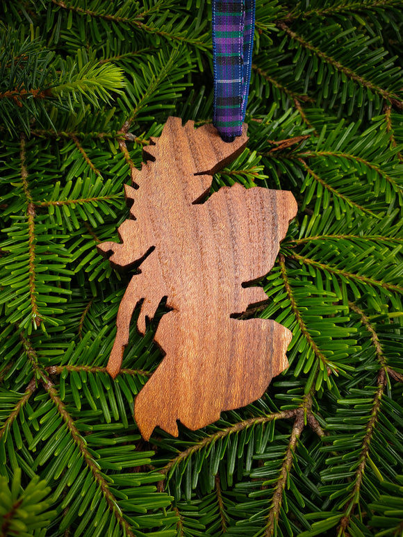 Hand Cut Christmas Decoration - Scotland